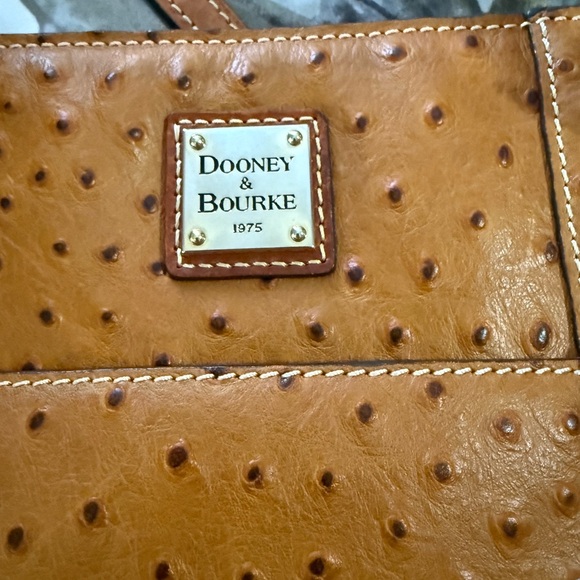 Dooney & Bourke Tan Leather Tote - Picture 2 of 12